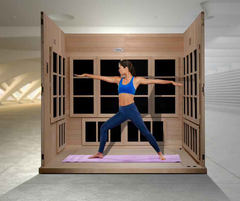 Golden Designs Catalonia 8-person PureTech™ Near Zero EMF FAR Infrared Sauna